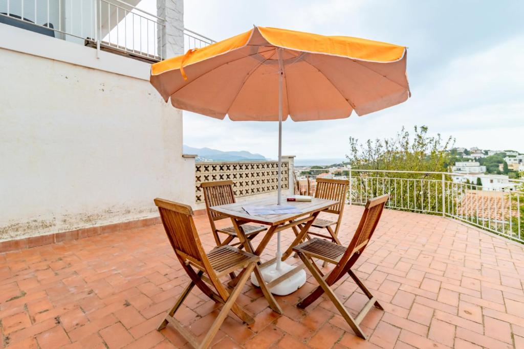 Balkón alebo terasa v ubytovaní La Farella 63 Apartamento con terraza y vistas