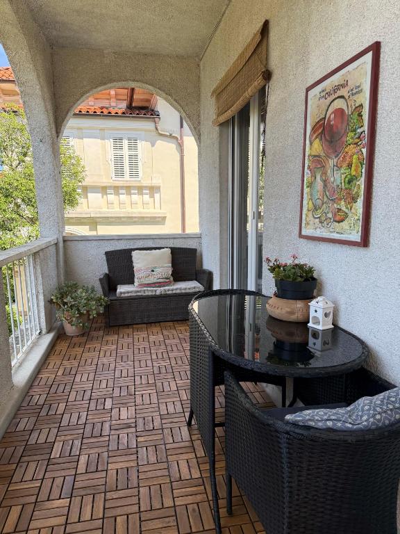 Balkón nebo terasa v ubytování Secret Garden