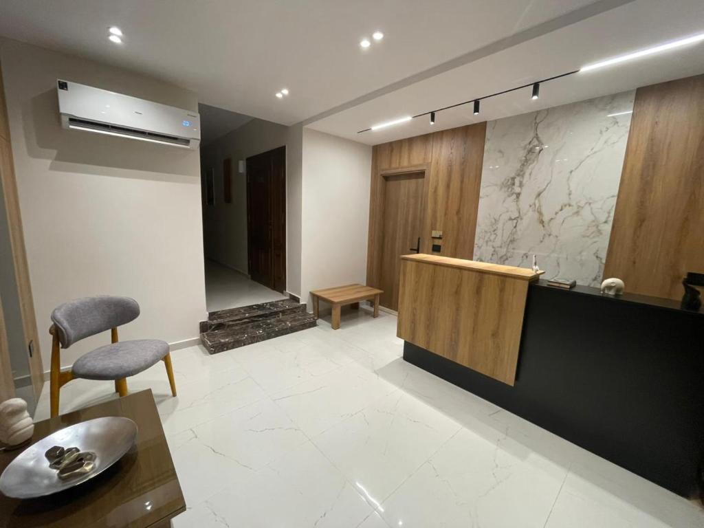 Posezení v ubytování Alfa Residence