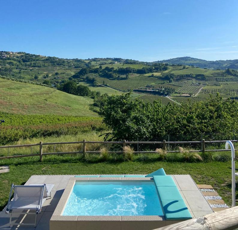 Nespecifikovaný výhled na hory nebo výhled na hory při pohledu z bed and breakfast