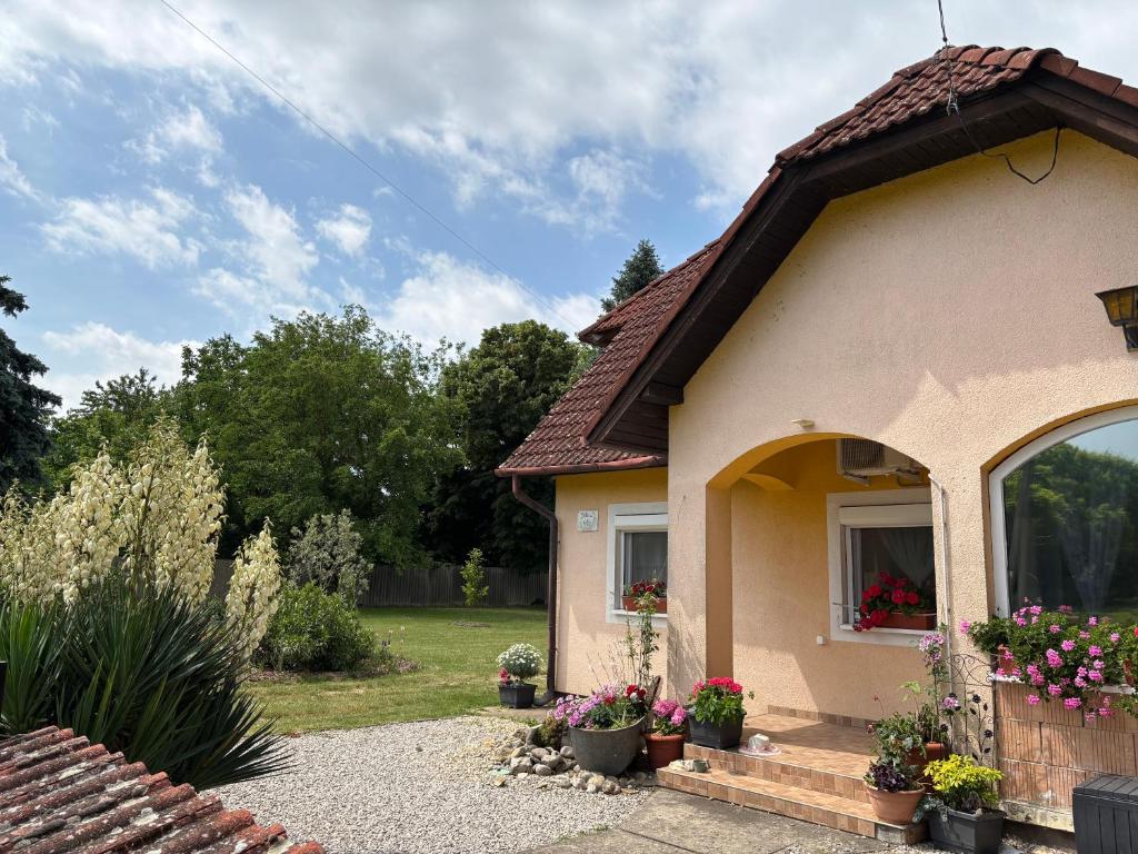 Zahrada ubytování Liliána apartman