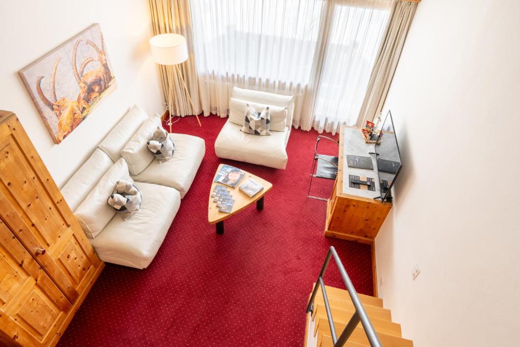 Posezení v ubytování Albana Hotel Silvaplana