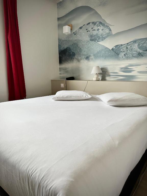 Postel nebo postele na pokoji v ubytování Le Relais de la Sans Fond