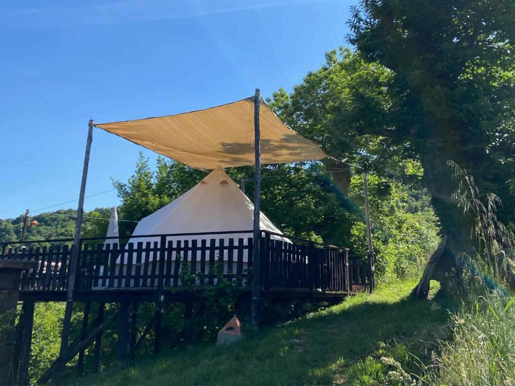 Zahrada ubytování Tenda Glamping vista sulla Valle - Podere di Maggio