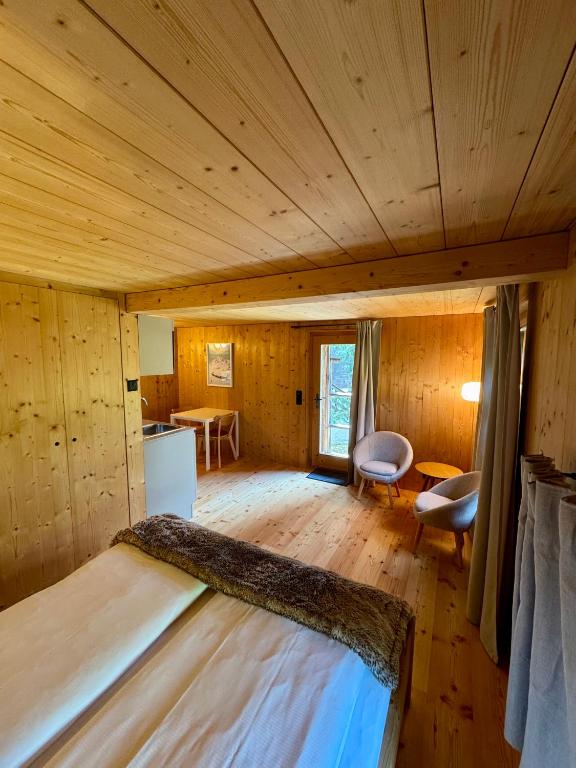 Postel nebo postele na pokoji v ubytování Le Hameau des Biquettes