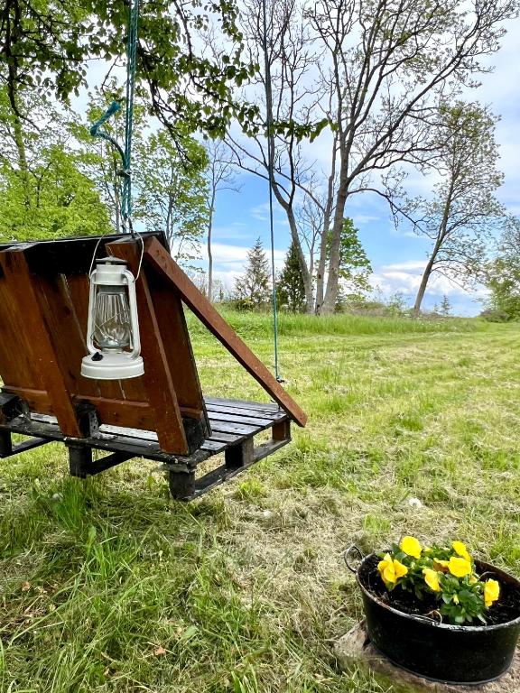Zahrada ubytování Muhu Leeni Glamping