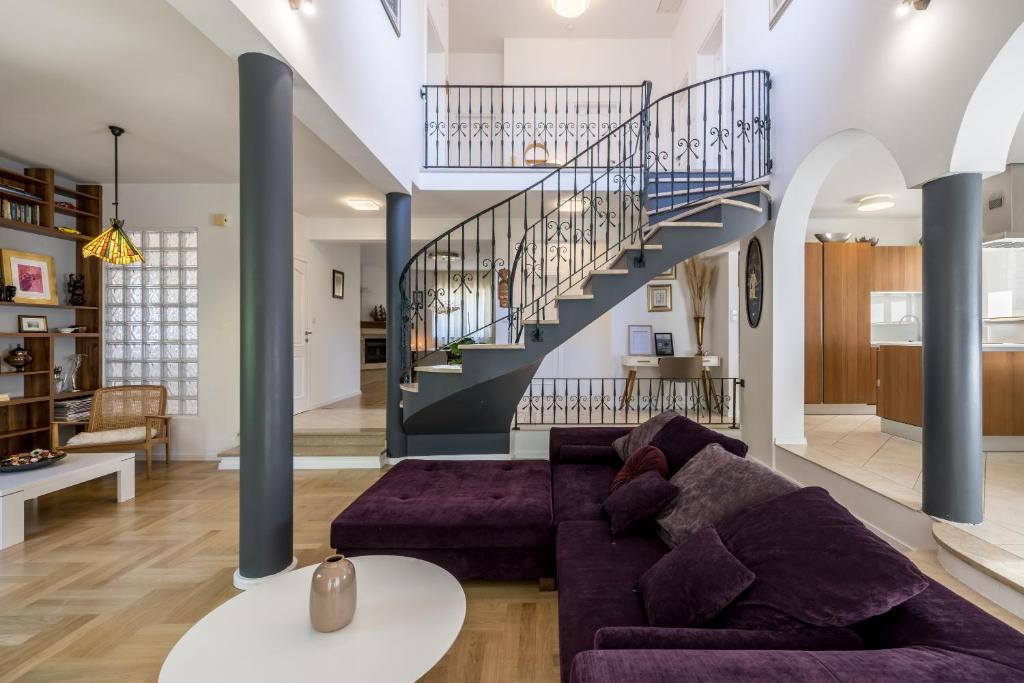 Posezení v ubytování Villa Artea