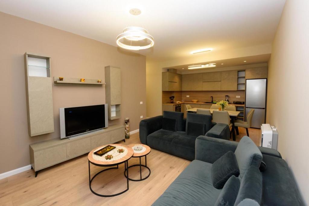 Posezení v ubytování Eda apartment