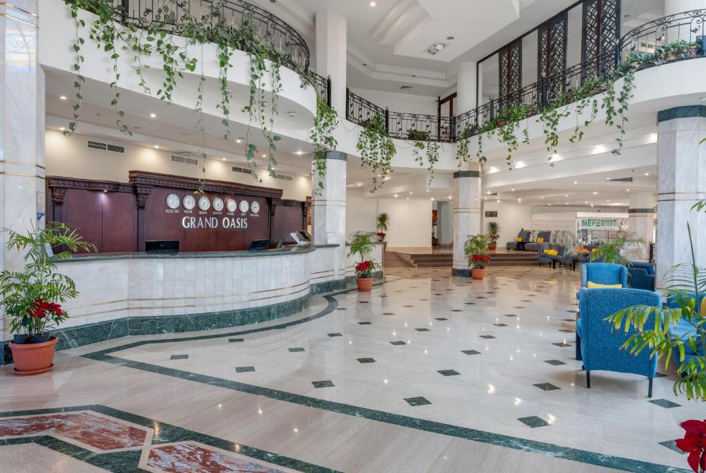 Vstupní hala nebo recepce v ubytování Grand Oasis Resort