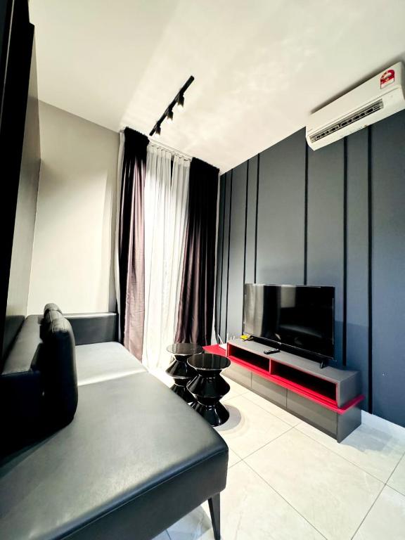 TV a/nebo společenská místnost v ubytování Axon Residence Damai Bukit Bintang