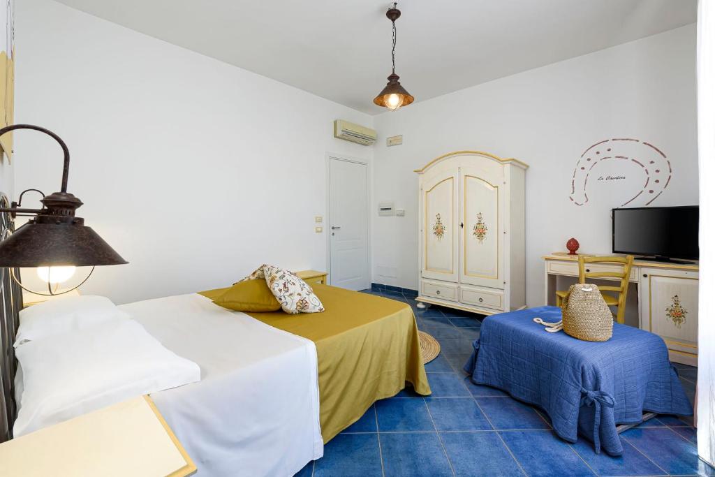 Letto o letti in una camera di A' Cavalera
