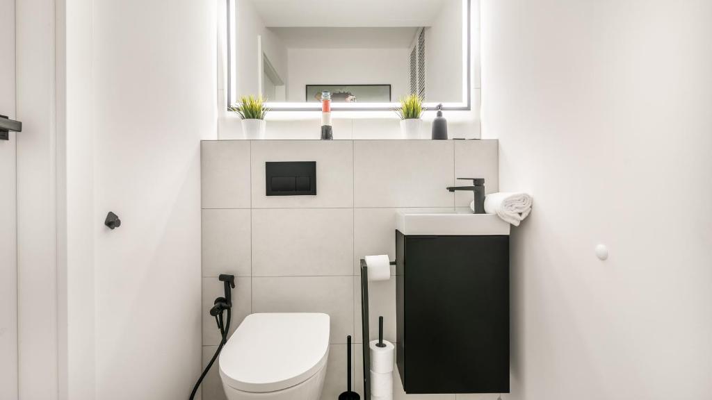 Koupelna v ubytování Comfy Apartments - Transatlantyk Lux