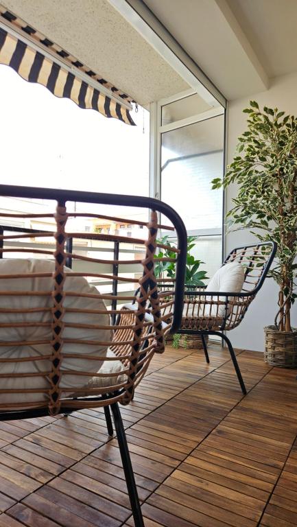 Ein Balkon oder eine Terrasse in der Unterkunft MIRADOR FAMILY HOME