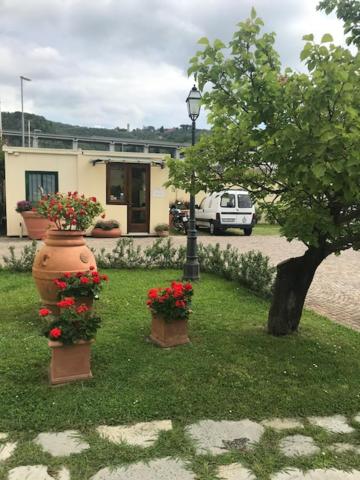 Zahrada ubytování Residence Prunali