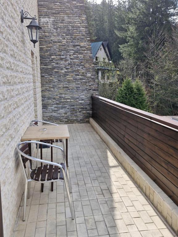 Balkón nebo terasa v ubytování Hotel Piatra Soimului