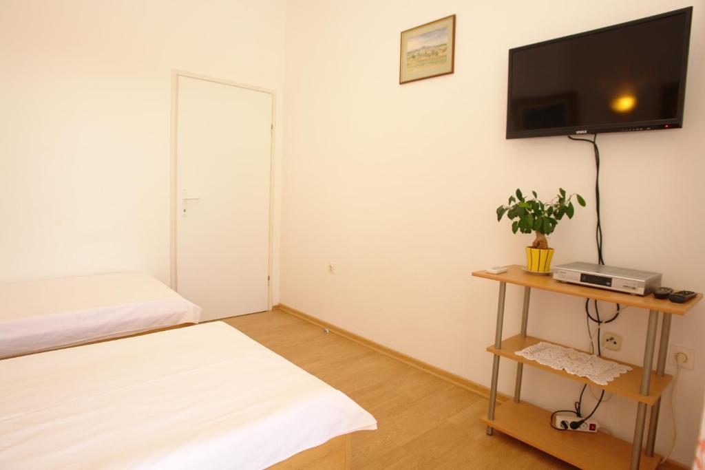TV a/nebo společenská místnost v ubytování Apartments Dvorski
