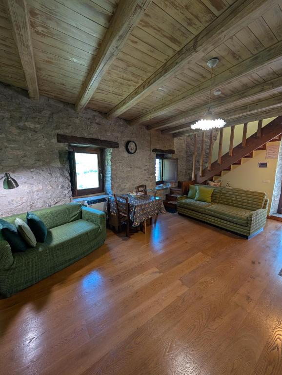 Posezení v ubytování Le Rocche Valnerina Residence