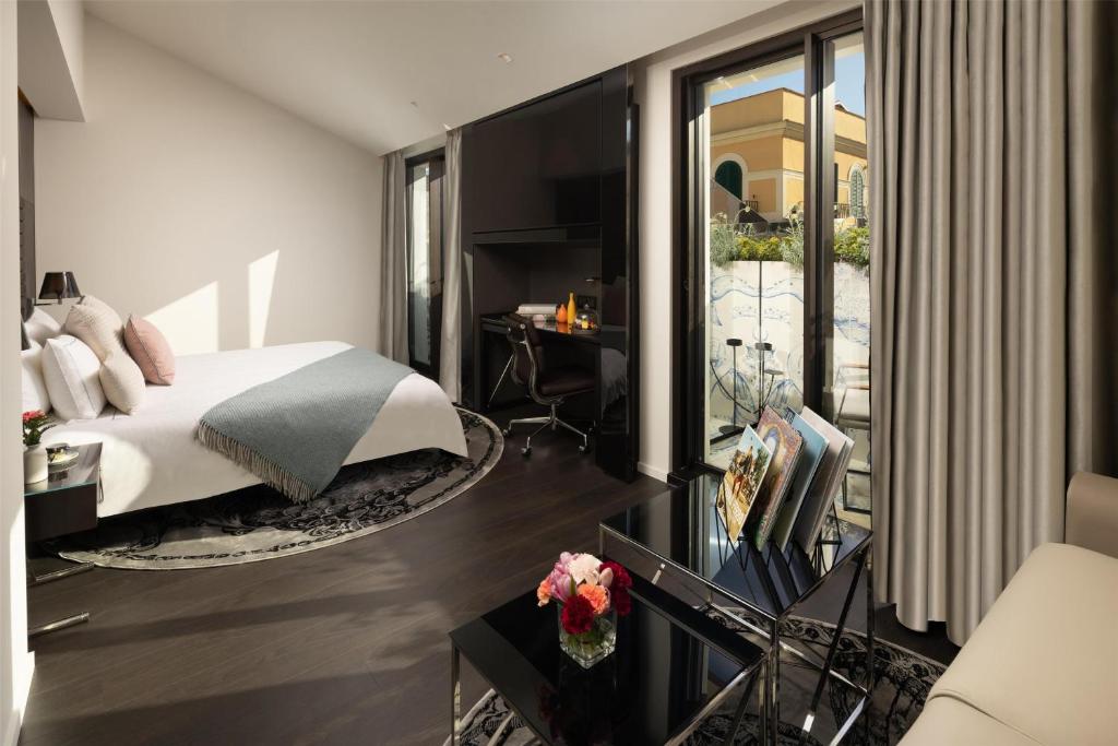 Posezení v ubytování art'otel Rome Piazza Sallustio, Powered by Radisson Hotels