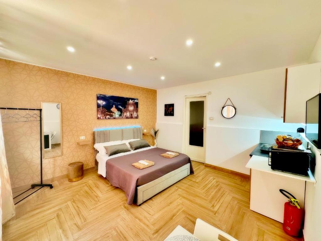 Η κουζίνα ή μικρή κουζίνα στο Liotru Catanese - House