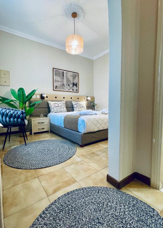 Postel nebo postele na pokoji v ubytování Semiramis Guesthouse