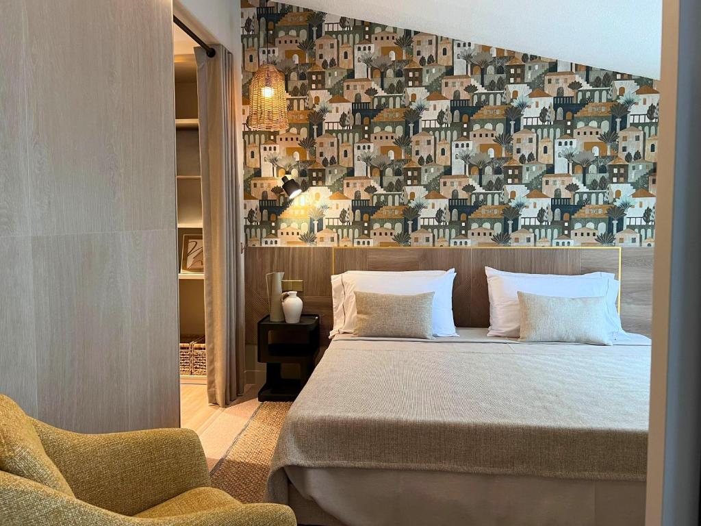 Posteľ alebo postele v izbe v ubytovaní Hotel Mercury by ALEGRIA