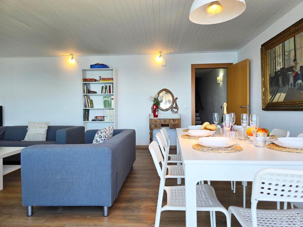 A seating area at Apartament Gloria