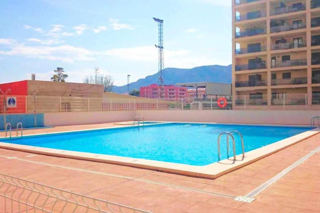 Bazén v ubytování Ayf colomeras espacioso playa morro de gos nebo v jeho okolí