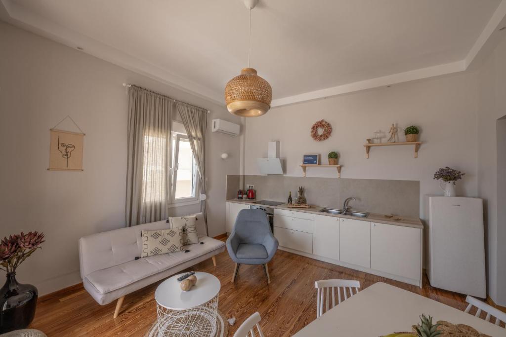 Posezení v ubytování Onar Beachfront Residence, Loutraki