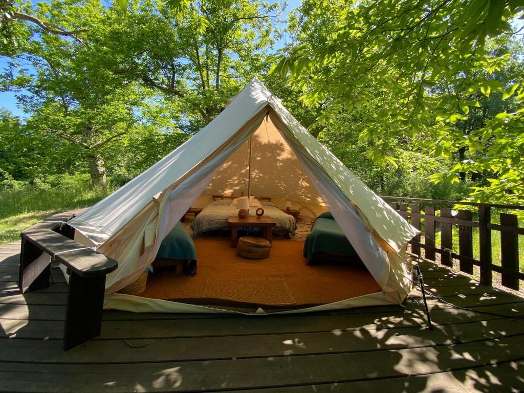 Fotografie z fotogalerie ubytování Podere di Maggio - Glamping tent 2 v destinaci Santa Fiora