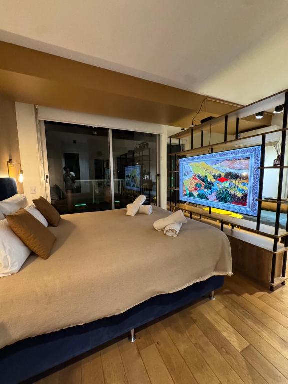 Ένα ή περισσότερα κρεβάτια σε δωμάτιο στο Foster Studio - Recoleta