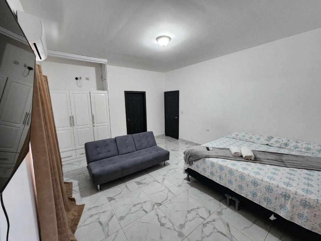 Postel nebo postele na pokoji v ubytování Moderna VIP Vereda Real