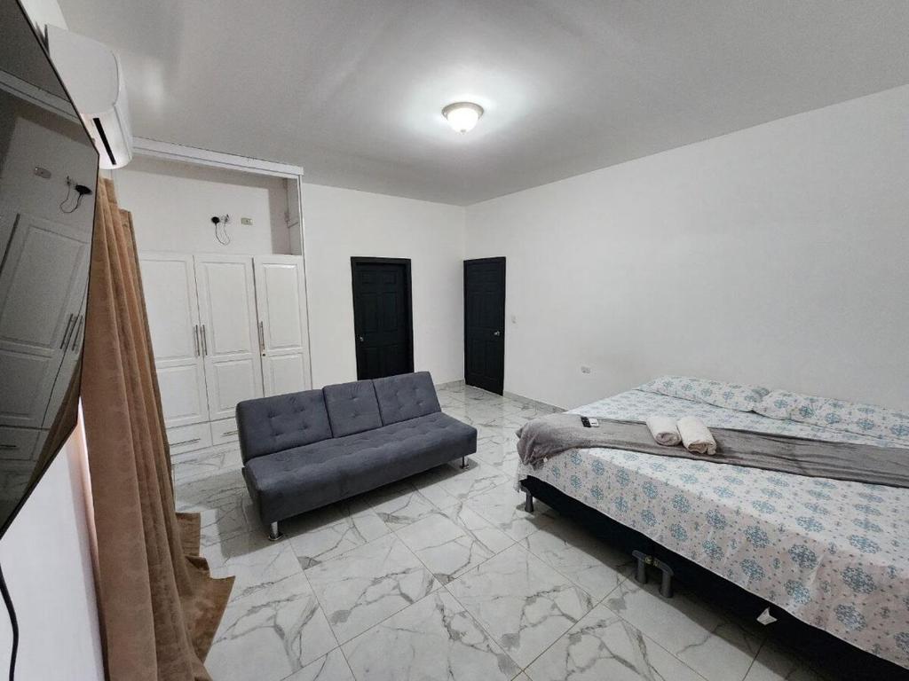 Postel nebo postele na pokoji v ubytování Moderna VIP Vereda Real