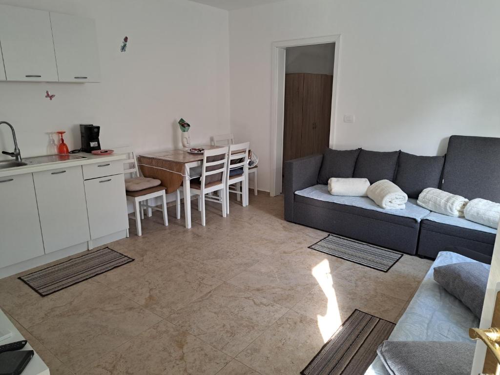 Kuhinja oz. manjša kuhinja v nastanitvi apartmaji strunjan