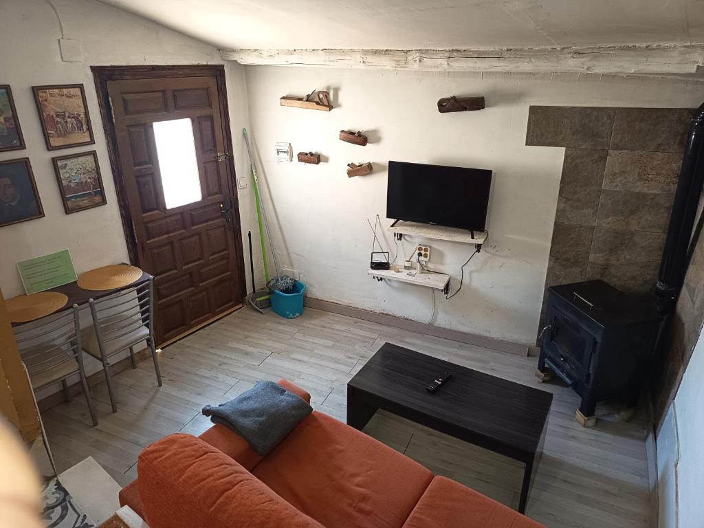 TV a/nebo společenská místnost v ubytování La Hacienda Del Campo