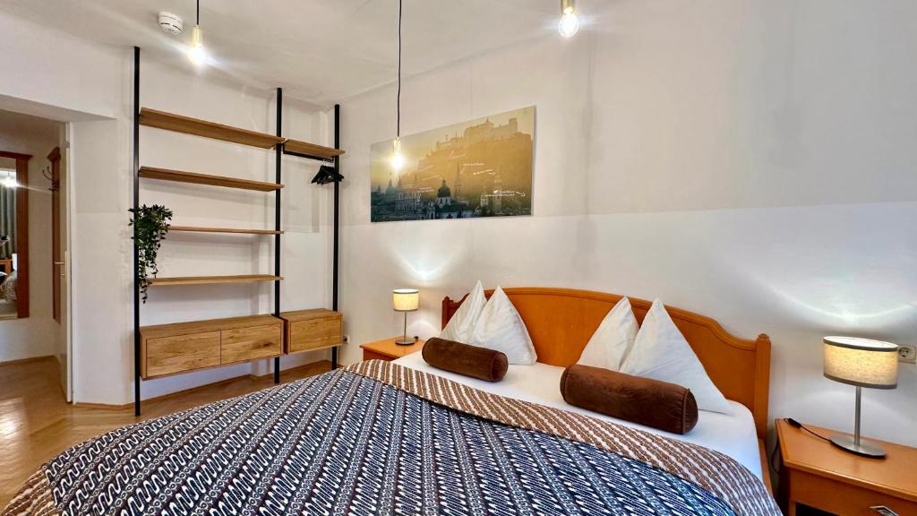 Posteľ alebo postele v izbe v ubytovaní Hotel Krone 1512