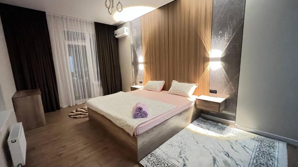 Voodi või voodid majutusasutuse ЖК Улы Дала шикарная квартира с прекрасной аурой toas