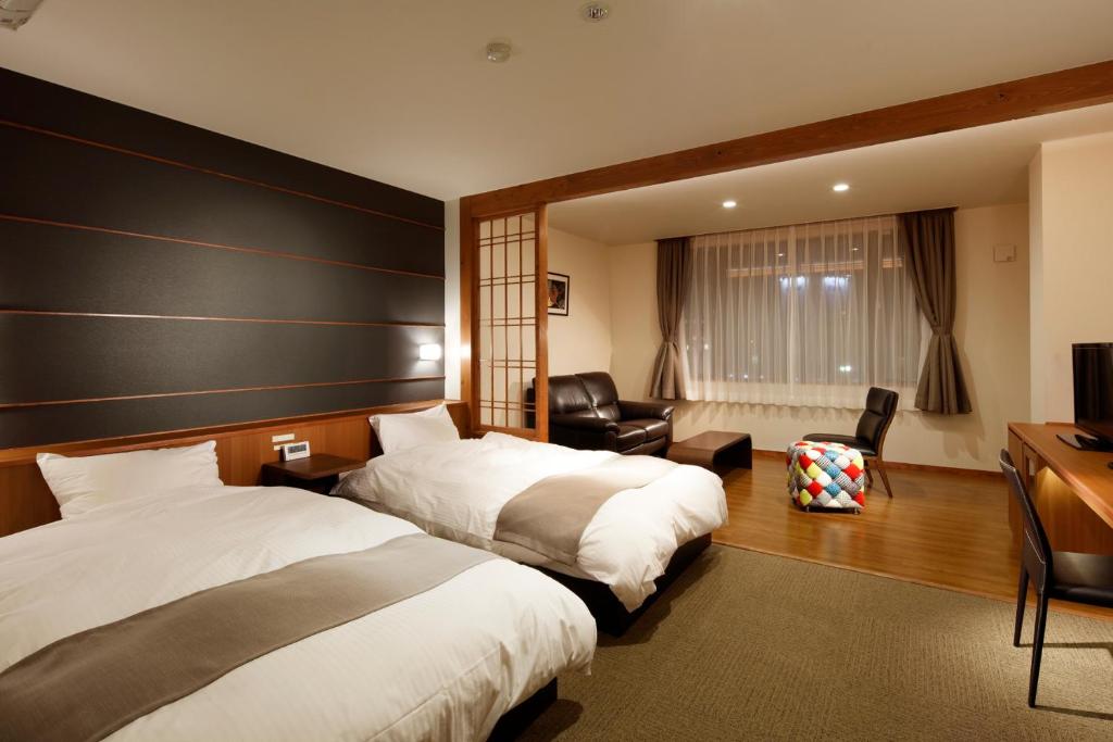 Yunokawa Onsen Emi Hakodateya - Superior Twin Room Mit Dusche (Zwilling A)