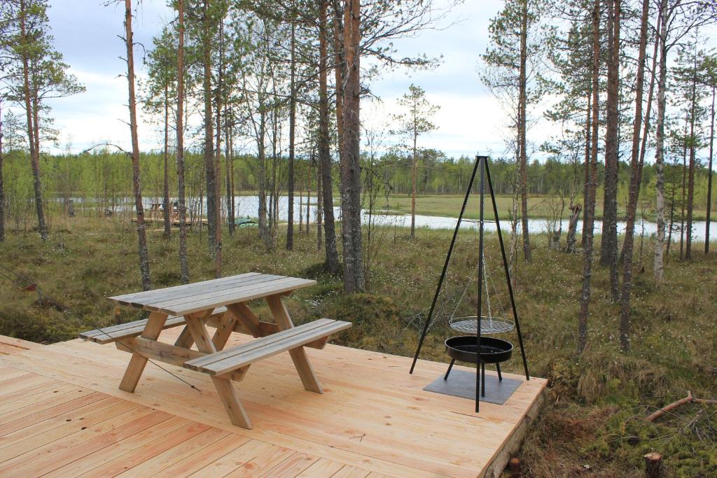 Příroda nedaleko luxury tent