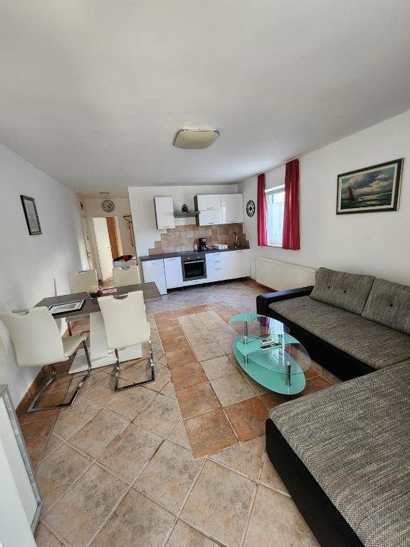 Posezení v ubytování Apartmenthaus Fa