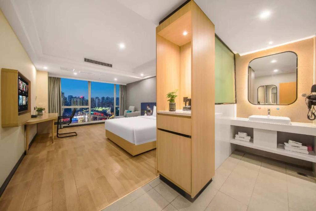 Fotografie z fotogalerie ubytování 重庆石桥铺澜水沄酒店 v destinaci Čchung-čching