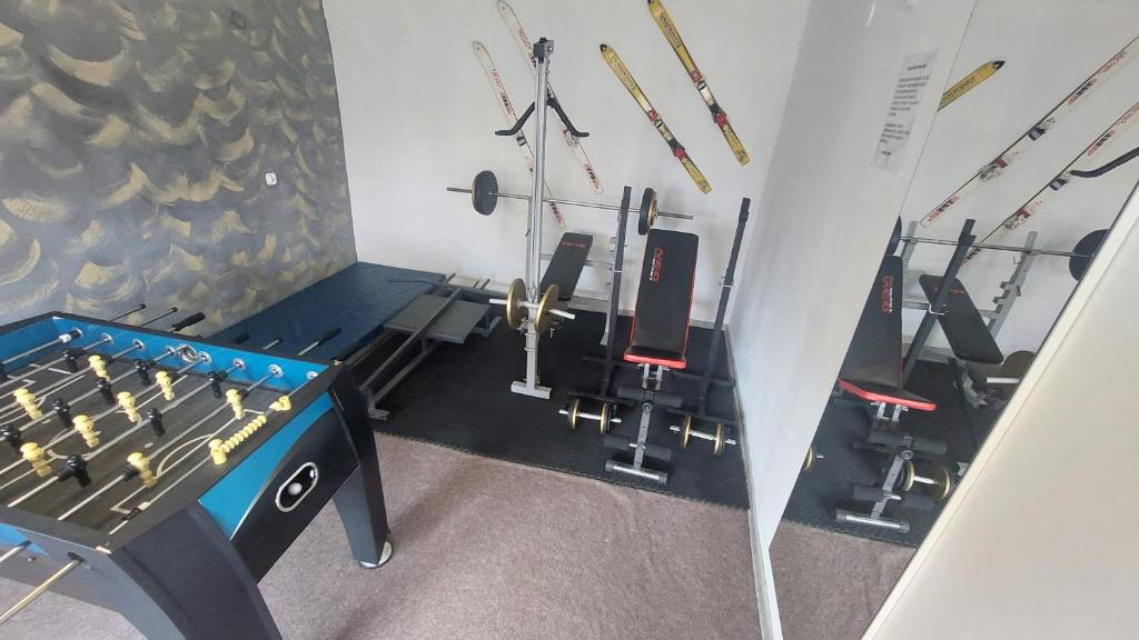 Fitness centrum a/nebo fitness zařízení v ubytování Na Wzgórzu