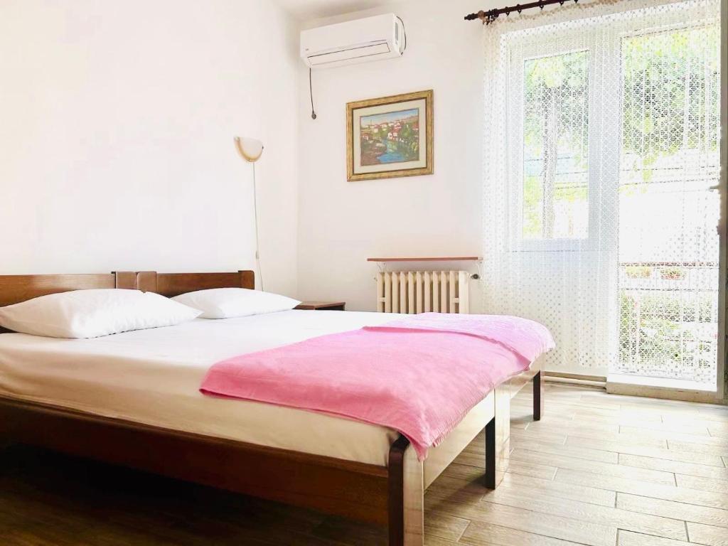 Postel nebo postele na pokoji v ubytování Apartmani i sobe Radojičić