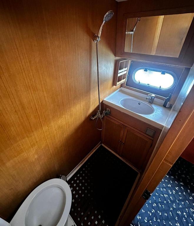 Koupelna v ubytování Pruva Yacht