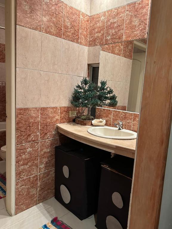 Koupelna v ubytování Mini suite