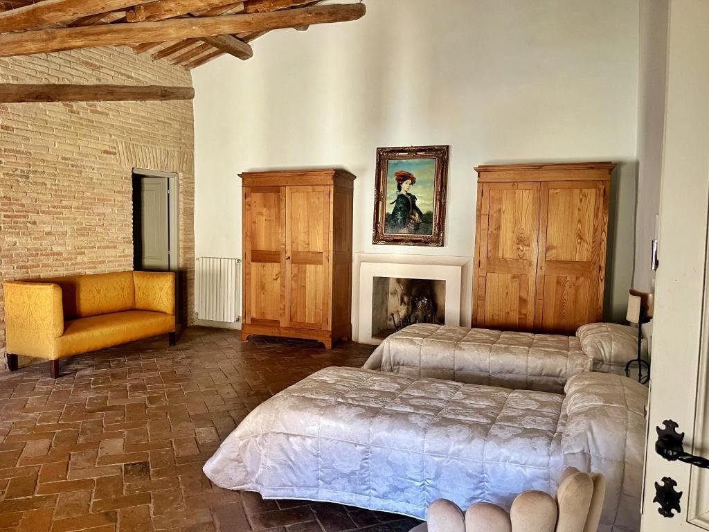 Castello Bonaccorsi in Sabina - Large Double Or Twin Room