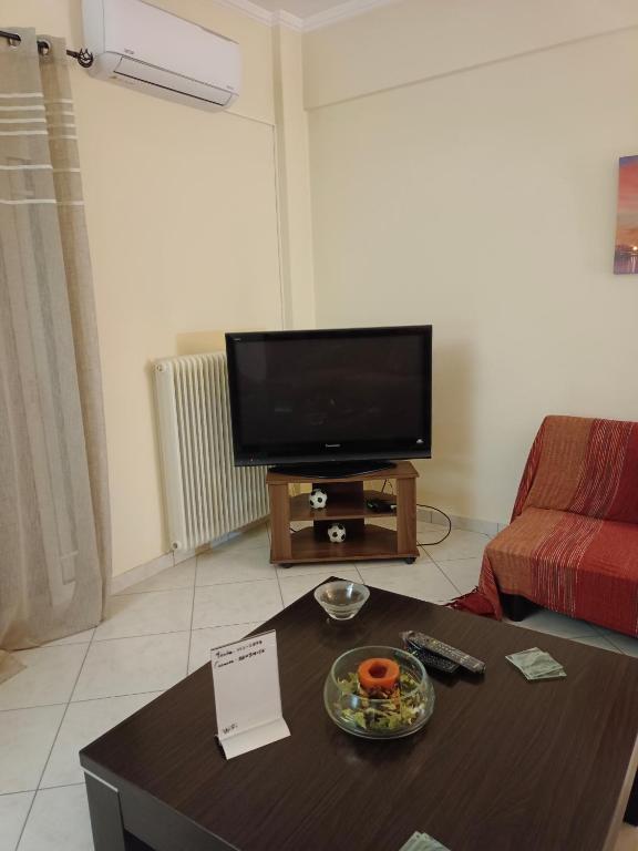 TV a/nebo společenská místnost v ubytování Stefkas apartment2