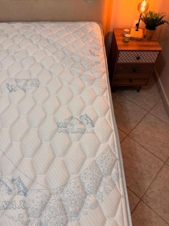 Postel nebo postele na pokoji v ubytování THEOHARIS SUMMERHOUSE