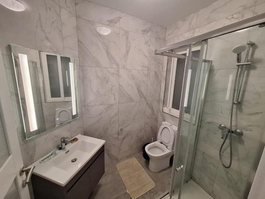 Koupelna v ubytování Chic Central Suite