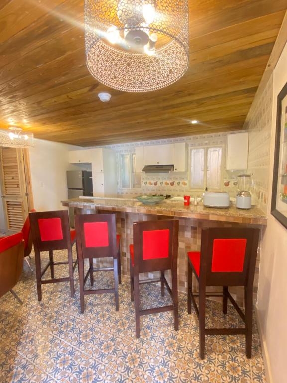 Kuchyň nebo kuchyňský kout v ubytování Arco Iris Casa de Campo