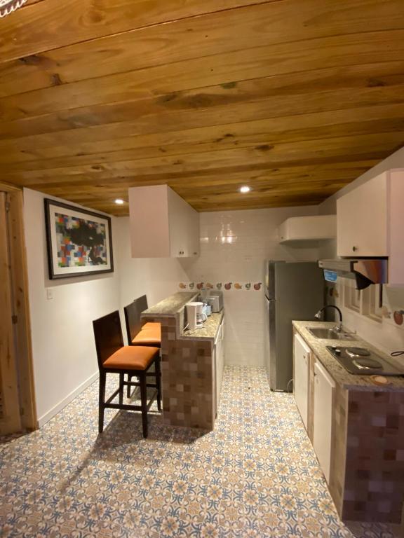 Kuchyň nebo kuchyňský kout v ubytování Arco Iris Casa de Campo